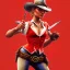 Placeholder: a Portrait of west Can-Can dancer girl character as a red dead redemption game character.