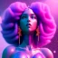 Placeholder: woman glitter pink and blue in a galactic ambiance, delicate colors in the foreground, full of details, smooth, light effect，vaporwave colorful, smooth, extremely sharp detail, finely tuned detail, ultra high definition, 8 k, unreal engine 5, ultra sharp focus