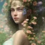 Placeholder: perfect woman, flowers, fractal paint, plants, wildflower, character portrait, intricate, insanely detailed, 4k resolution, cinematic smooth, intricate detail, bright colors