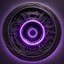 Placeholder: a cool looking mechanical black hole made with black wires with a purple glowing outline and core