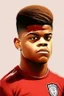 Placeholder: Leon Bailey Footballer ,cartoon 2d