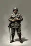 Placeholder: elite soldier in 1950 concept