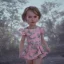 Placeholder: Lilly rose depp toddler, full body, floral clothes, dynamic pose, tokio background, dramatic lighting, hyper realistic, unreal engine, 8k, upscale