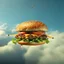 Placeholder: Flying burger