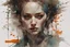 Placeholder: A gorgeous woman, full length portrait, perfect anatomy, hyper detailed digital painting, , Yoji Shinkawa, Ismail Inceoglu, Jeremy Mann, Carne Griffiths, splash art, watercolor ink splatter, oil on canvas, deep color, rich contrast, deviantart, Behance HD, Sketchlab