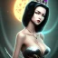 Placeholder: Sexy evil queen black hair full image