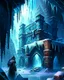 Placeholder: ice city dungeon fantasy rpg art painterly