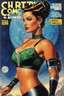 Placeholder: [braids] Attention, comic book enthusiasts! Prepare to be captivated by this remarkable cover that transports us to the golden age of comic artistry. Out of This World #9, published by Charlton Comics in August 1958, showcases a breathtaking Celtic girl with mesmerizing braids, donning a dark, tight sport outfit that accentuates her every curve. The colors transport us to a realm where ancient legends and modern heroism collide, while shadows add an air of intrigue. Let us applaud the artistic