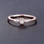 Placeholder: delicate thin ring with tiny diamond, rose gold, thin ring