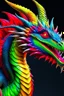 Placeholder: Colourful realistic but animated dragon