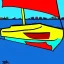 Placeholder: boat pop art