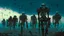 Placeholder: (Bio-engineered undead skeleton machine army) marching, (menacing), glowing eyes, tactical wear, gas masks, dark winter landscape, techno gothic aesthetic, epic, science fiction painting, (Denis Sarazhin, Alex Colville, Simon Stålenhag, Neil Blomkamp, Christopher Shy, Alejandro Burdisio, Yoji Shinkawa, ominous sky), RAW, gritty, high contrast, atmospheric horror art, vivid, neon overlay, harsh textures, dramatic, surreal horror, retro futuristic, nightmarish art, apocalyptic, atypical art