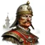 Placeholder: fantasy, portrait, face, town guardsman, medieval, white background