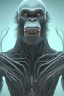 Placeholder: running ape alien, full body, evil, 8k, with hairs, finely detailed, photo realistic, HR Giger style