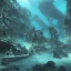 Placeholder: lost underwater city, Poseidon, highly detailed, cinematic, ultra photorealistic, ultra realistic, volumetric lighting, sun shafts, spectral, 4k, 8k, fish swimming around, murky, coral reef, shipwreck