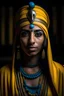 Placeholder: egypt female god frontal portrait shot with sony alpha a9