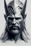 Placeholder: Thor, brutal face, portrait, 8k, finely detailed, photo realistic, hr gigerart trending on Artstation