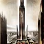 Placeholder: NeoGothic city,Metropolis on sea by fritz Lang,otto hung,futurismo, hyper detailed, matte painting,impressionist, detailed painting,