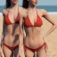 Placeholder: Woman beach bikini