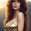 Placeholder: 1970's sexy porno model , cute, angelic face with minor blemishes, beautiful, long flowing hair, wavy hair, curly hair، black eyes, head and shoulders portrait, cinematic, 8k, resolution concept art portrait by Greg Rutkowski, Artgerm, WLOP, Alphonse Mucha dynamic lighting hyperdetailed intricately detailed, bokeh, Stunning 8k ektar film scan