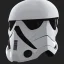 Placeholder: Futuristic helmet, style stormtrooper