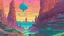 Placeholder: "Visualize an alien world, illustrated in the unmistakably surreal yet intricate Moebius comic style. Imagine extraterrestrial landscapes teeming with unknown flora and fauna, brilliant hues that dare to redefine the color spectrum, and architectural anomalies defying the laws of physics. This is not just a backdrop, but a living, breathing entity converging on the canvas of our imagination."