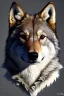 Placeholder: Wolf cookie. Realistic image.