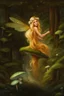 Placeholder: Fairy Princess, long blonde hair,long golden hair, Fairy crown ,fairy, fairy wings, flower crown,mushroom,sparkle,,Lilly of the valleys