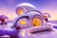 Placeholder: Interior room villa white and neon lights bright and colorful bright gloss effect of a futuristic house,like spaceship, light , natural round shapes concept, large transparent view of the open outdoor beach sea at sunset,crystals,light of sun,wisteria, hibiscus flowers, tropical flowers,