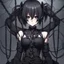 Placeholder: dark anime girl with a chains