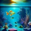 Placeholder: serene underwater scene, coral, fish, rocks, oil painting, by renoirm, pastel colors, masterpiece, intricate, cinematic lighting