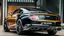 Placeholder: bentley mustang rear view fast on road