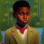 Placeholder: wealthy African American boy by Seurat