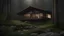 Placeholder: a house in the middle of a forest, a digital rendering by Afewerk Tekle, behance contest winner, photorealism, vray, vray tracing, photorealisticg