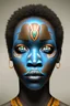 Placeholder: African Blues Eyes Warrior