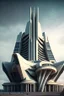 Placeholder: Futuristic Architecture of the building of central bank of a country