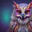 Placeholder: A portrait of a magical creature, mythical, fantasy , magnificent, majestic, highly intricate, Realistic photography, incredibly detailed, ultra high resolution, 8k, complex 3d render, cinema 4d, owl/fox, creature hybrid, high resolution photo, trending on artstation, psychedelic, blacklight colors, mandala