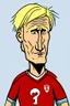 Placeholder: Erling Braut Holland Norwegian football player cartoon 2d