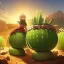 Placeholder: real life like cactus in the desert in arizona, grand canyon, anime