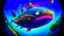 Placeholder: Fantasy00d Anglerfish Spacecraft Flying at Warp Speed, Stars, Planets, Galaxies, Universe, Futuristic, Ultra Detailed, Lisa Frank, Thomas Kinkade, Robert Gonsalves, Greg Rutkowski