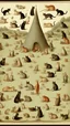 Placeholder: Hieronymus Bosch style nightmare cats eating humans bodies