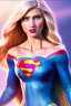 Placeholder: hyper realist, hyper detailed, stunningly beautiful blonde supergirl, athletic realistic body, by greg rutkowski, magali villeneuve, artgerm, wlop, rossdraws, concept art, digital painting