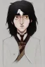 Placeholder: black hair freckles blue eyes young wizard beardsley