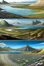 Placeholder: earths cambrian periode lanscapes