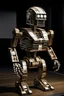 Placeholder: robot made out of an optic illusion effect