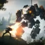 Placeholder: titanfall 2, mech fighting