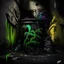Placeholder: graffiti art - Dark - garbage