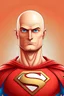 Placeholder: create a bald superhero