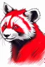 Placeholder: sketch of red panda