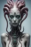 Placeholder: gorgeous female humanoid alien model, tentacles, orichalcum jewelry and piercings